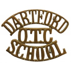 Dartford School O.T.C. (DARTFORD/O.T.C./SCHOOL) Shoulder Title