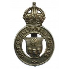 Sheffield City Police Cap Badge - King's Crown