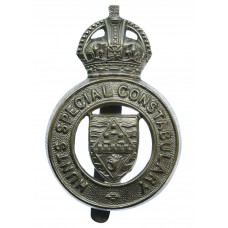 Hunts Special Constabulary Cap Badge - King's Crown