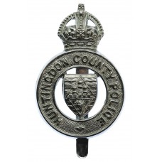 Huntingdon County Police Cap Badge - King's Crown