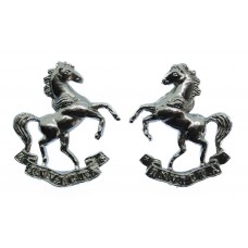 Pair of Kent Constabulary Collar Badges