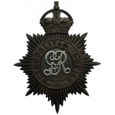 George V Metropolitan Police Night Helmet Plate