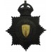 City of London Police Black Star Helmet Plate - King's Crown