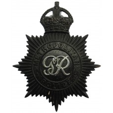 George VI Metropolitan Police Night Helmet Plate