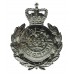 Monmouthshire Constabulary Small Wreath Helmet Plate - Queen's Crown