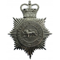 Surrey Constabulary Helmet Plate - Queen's Crown