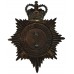 Leicestershire and Rutland Constabulary Night Helmet Plate - Queen's Crown