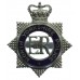 North Yorkshire Police Senior Officer's Enamelled Cap Badge - Queen's Crown