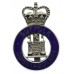 Suffolk Constabulary Enamelled Cap Badge - Queen's Crown