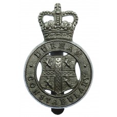 Durham Constabulary Cap Badge - Queen's Crown