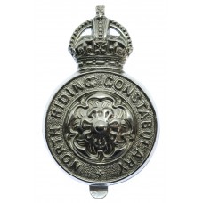 North Riding Constabulary Cap Badge - King's Crown