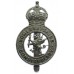 Somersetshire Constabulary Cap Badge - King's Crown