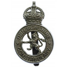 Denbighshire Constabulary Cap Badge - King's Crown