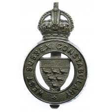 West Sussex Constabulary Cap Badge - King's Crown