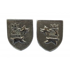 Pair of Cleveland Constabulary Collar Badges