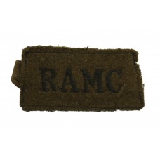 Royal Army Medical Corps (R.A.M.C.) Cloth Slip On Shoulder Title