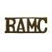 Royal Army Medical Corps (R.A.M.C.) Shoulder Title