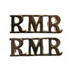 Pair of Royal Marines Reserve (RMR) Anodised (Staybrite) Shoulder