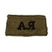 Royal Artillery (RA) Cloth Slip On Shoulder Title
