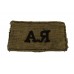 Royal Artillery (RA) Cloth Slip On Shoulder Title