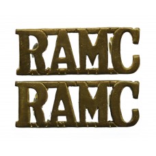 Pair of Royal Army Medical Corps (R.A.M.C.) Shoulder Titles