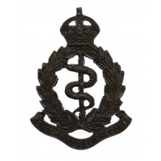 Royal Army Medical Corps (R.A.M.C.) Officer's Service Dress Collar Badge - King's Crown