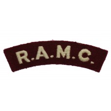 Royal Army Medical Corps (R.A.M.C.) Cloth Shoulder Title