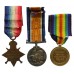 WW1 1914-15 Star Medal Trio - 2nd Lt. R.L.A. Dillon, Royal Field Artillery (Previously Private, 3rd County of London Yeomanry)