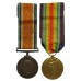 WW1 British War & Victory Medal Pair to Underage Soldier - Gnr. W. Watkinson, Royal Artillery - Wounded