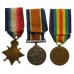 WW1 1914-15 Star, British War Medal, Victory Medal and Memorial Plaque - Cpl.  J.W.D. Bickerdyke, Royal Field Artillery - K.I.A. 29/7/17