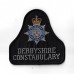Derbyshire Constabulary Cloth Pullover Patch Badge