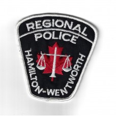 Canadian Hamilton-Wentworth Regional Police Cloth Patch