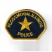 United States Flossmoor Illinois Police Cloth Patch