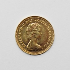 1982 Elizabeth II 22ct Gold Half Sovereign Coin