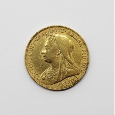 1899 Victoria 22ct Gold Full Sovereign Coin