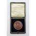 1902 King Edward VII & Queen Alexandra Coronation Medal In Fitted Box