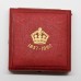 Large Bronze 1897 Queen Victoria Diamond Jubilee Medal Medallion in Fitted Box