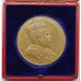 Large Bronze 1902 King Edward VII Coronation Medal Medallion in Fitted Case 