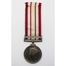 Naval General Service Medal (Clasp - Palestine 1945-48) with Original Documents - Mne. W. Sissons, Royal Marines (45 and 40 Commando)