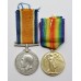 WW1 British War & Victory Medal Pair - Pte. L. Grunwell, West Riding Regiment