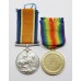 WW1 British War & Victory Medal Pair - Pte. L. Grunwell, West Riding Regiment
