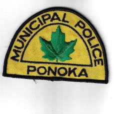 Canadian Ponoka Municipal Police Cloth Patch