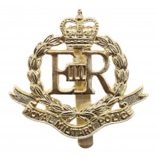EIIR Royal Military Police (R.M.P.) Anodised (Staybrite) Cap Badge - Queen's Crown