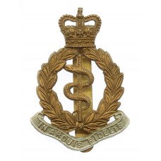 Royal Army Medical Corps (R.A.M.C.) Bi-Metal Cap Badge - Queen's Crown