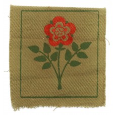 55th (West Lancashire) Division Cloth Printed Formation Sign (2nd Pattern)