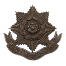 East Yorkshire Regiment Officer's Service Dress Cap Badge