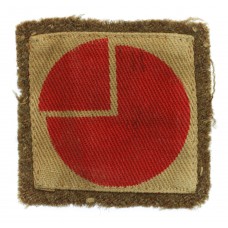 4th Infantry Division Printed Formation Sign (2nd Pattern)