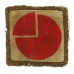 4th Infantry Division Printed Formation Sign (2nd Pattern)