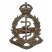 Royal Army Medical Corps (R.A.M.C.) Officer's Service Dress Cap Badge - King's Crown