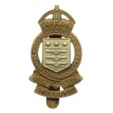 Royal Army Ordnance Corps (R.A.O.C.) Bi-Metal Cap Badge - King's Crown